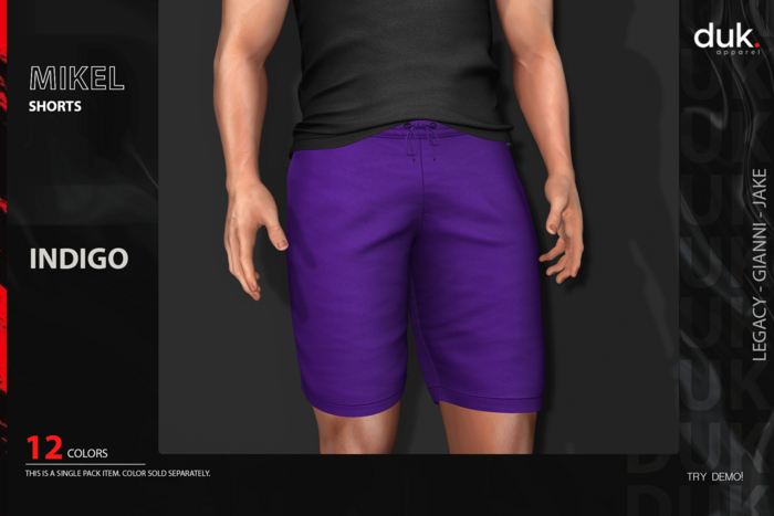 [DUK] - Mikel Shorts - ''Indigo'' - Wear