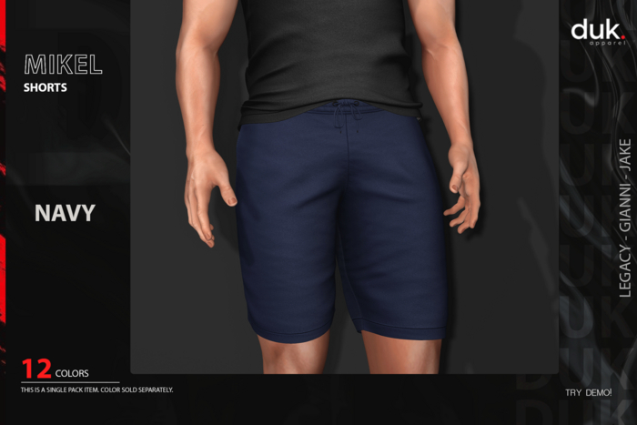 [DUK] - Mikel Shorts - ''Navy'' - Wear