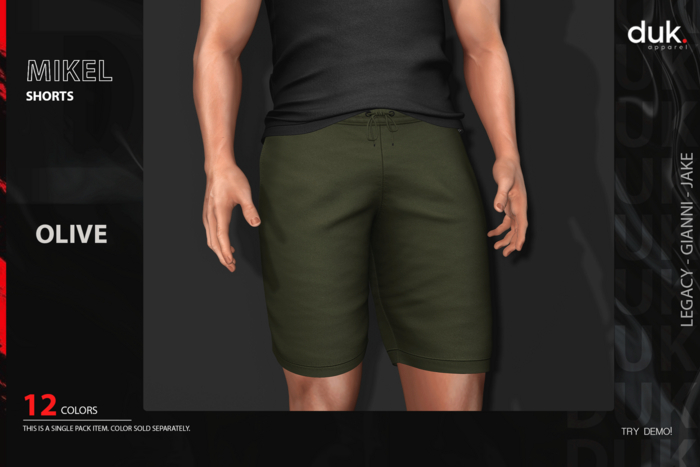 [DUK] - Mikel Shorts - ''Olive'' - Wear