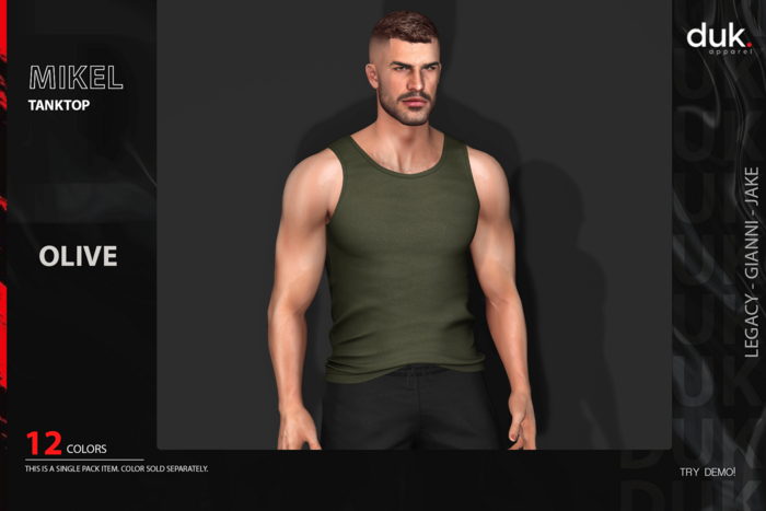 [DUK] - Mikel Tanktop - ''Oliva'' - Wear