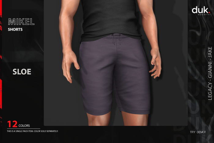 [DUK] - Mikel Shorts - ''Sloe'' - Wear