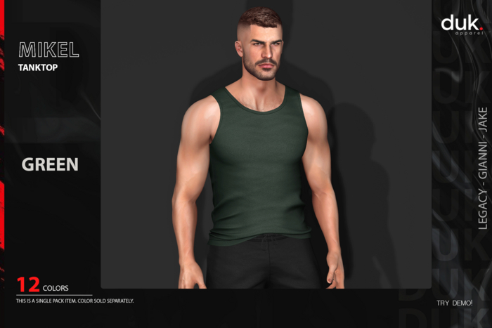 [DUK] - Mikel Tanktop - ''Green'' - Wear