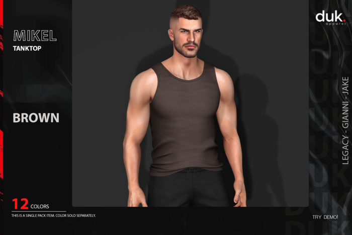 [DUK] - Mikel Tanktop - ''Brown'' - Wear