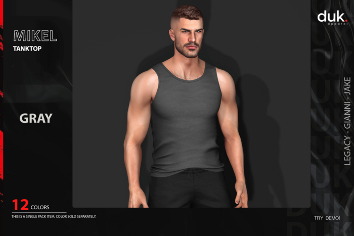 [DUK] - Mikel Tanktop - ''Gray'' - Wear
