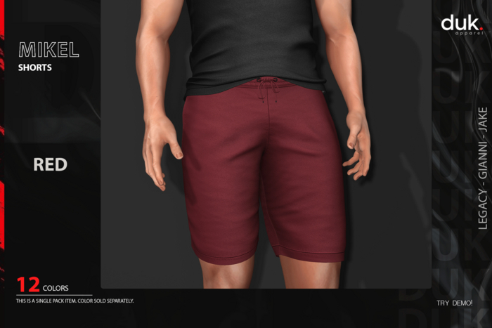 [DUK] - Mikel Shorts - ''Red'' - Wear