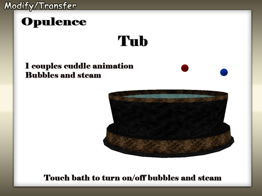 Satiated Desires: Opulence Bath Tub
