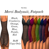 Merci Bodysuit, Fatpack