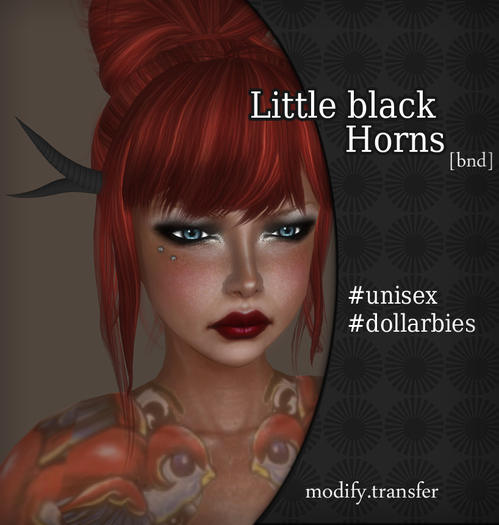 Little Black Horns UNISEX .:BND:. Dollarbies