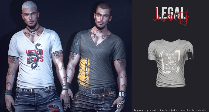 Legal Insanity  - Kole vneck #3