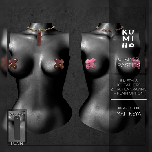 .[ KUMIHO ]. Chained Pasties MAITREYA