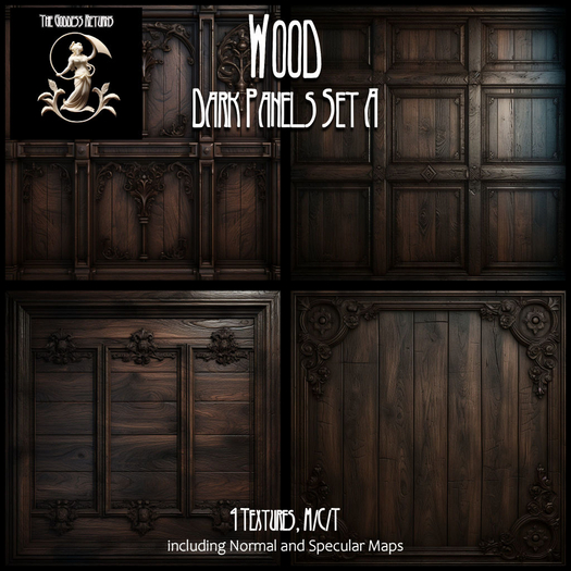 TGR Wood-Dark Panels Set A boxed