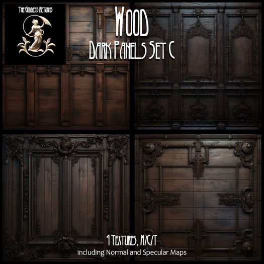 TGR Wood-Dark Panels Set C boxed