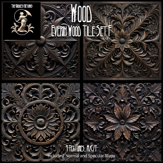 TGR Wood-Everin Wood Tile Set F boxed