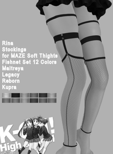 KO-H Rina Stockings MAZE Fishnet DEMO