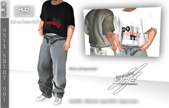 ONE- Onyx Shirt 001 ( SINGLE COLOR #16)