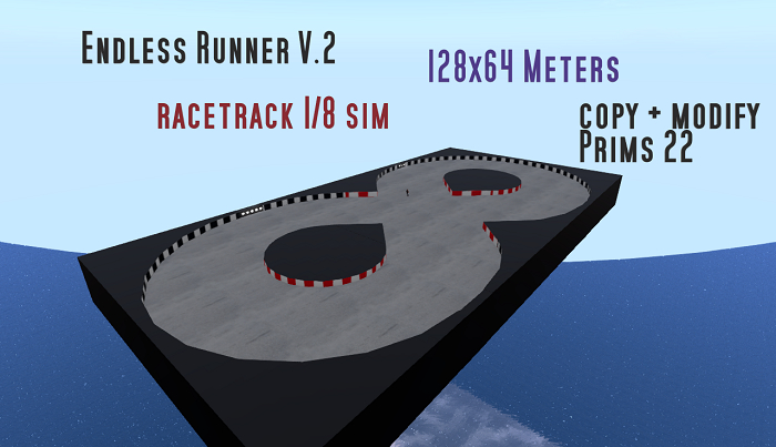 Second Life Marketplace - Endless Runner V.2 1/8 Sim SkyBox