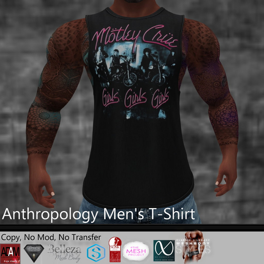 Motley Crue Concert Shirt  Men's T-Shirt (MATL)