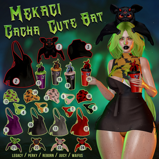 3. mekaci - [waifu] Cute Bat RARE