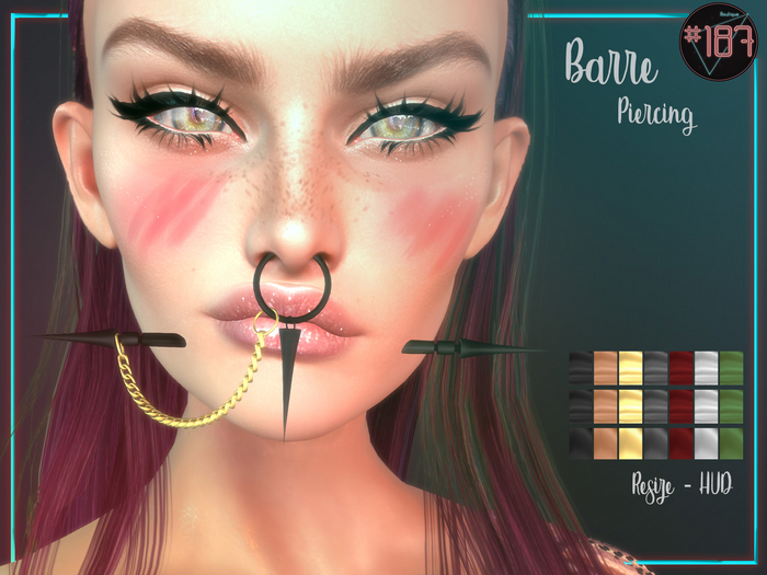 #187# Barre Piercing BOX (Add Me)