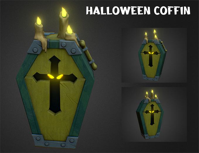 halloween coffin