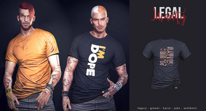Legal Insanity - Dillon tshirt #23