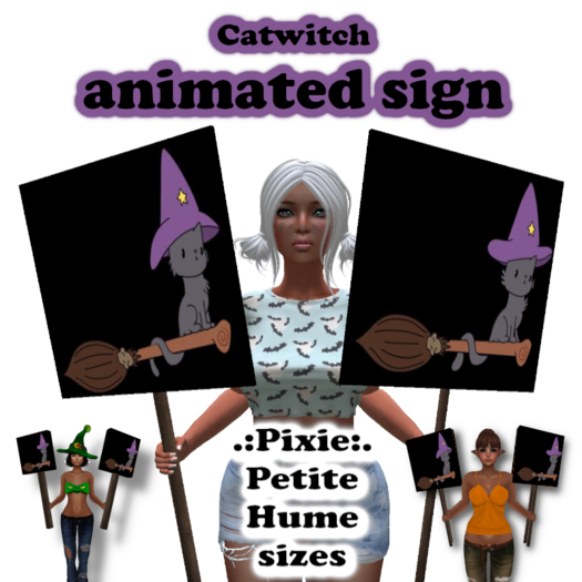 Catwitch animated sign
