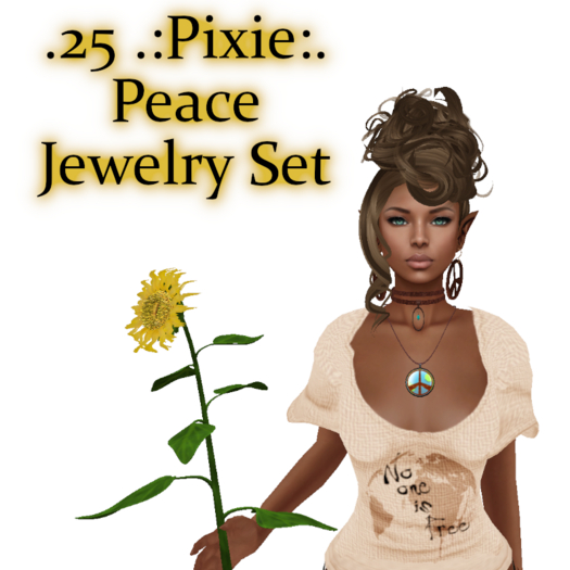 . 25 pixie Peace Jewelry Set