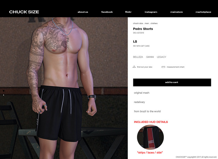 CHUCK'S PEDRO SHORTS BLUE