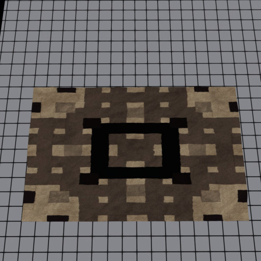 Brown and Black Geo Rug