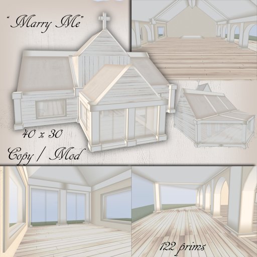 ~Marry Me~ Wedding Church / Chapel  (Boxed)