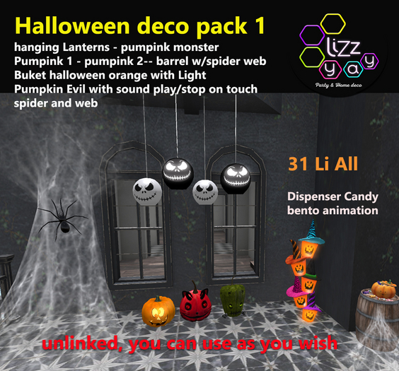 Halloween deco pack 1