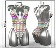 Chevron Swimsuit Maitreya