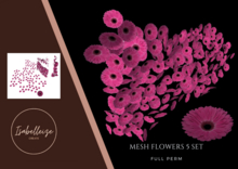 Mesh Sunflowers - Full Perm (5 Set)