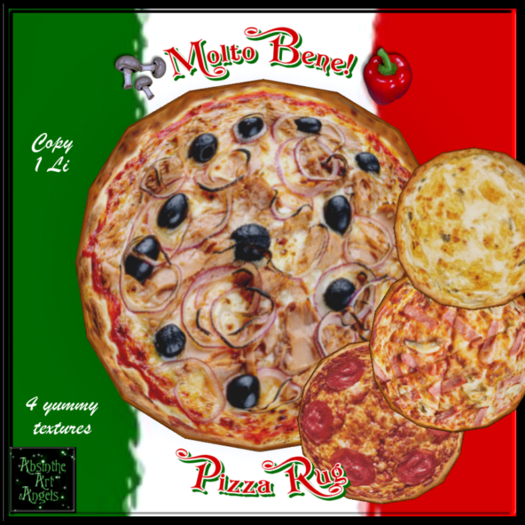 MOLTO BENE! Pizza Rug
