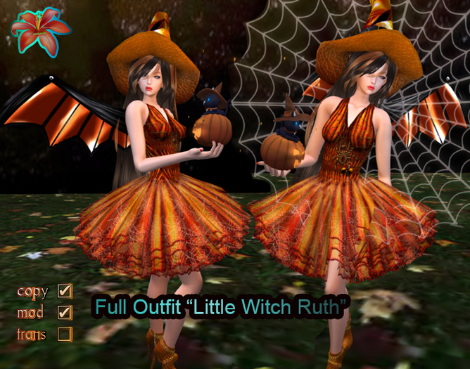 Full Outfit "Little Witch Ruth"