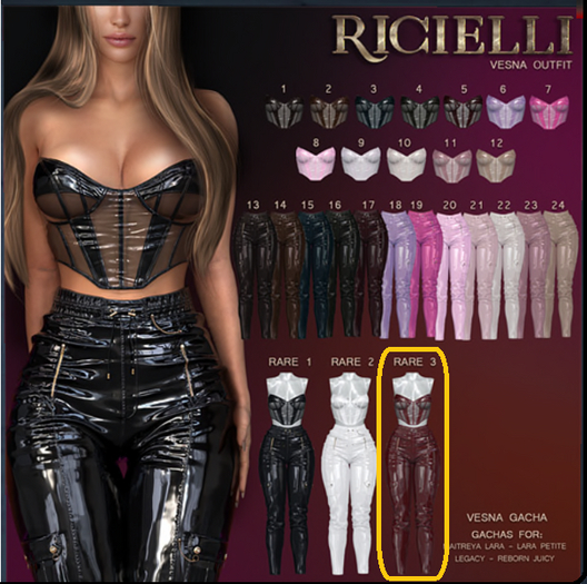 27. Ricielli - Vesna Outfit / Legacy 3 RARE