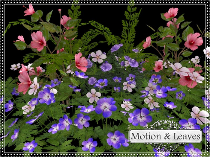 Motion & Leaves-Mixed Floral Grouping