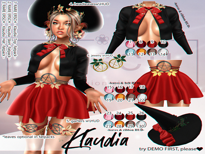 01. ERSCH - Klaudia Top {Lara} -fatpack- RARE