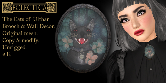 Eclectica 'A Cat of Ulthar'- Raven