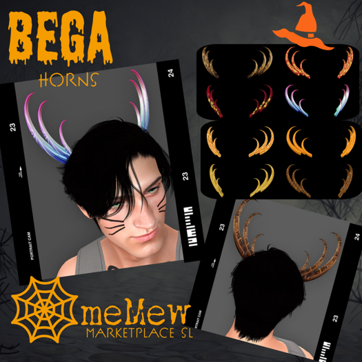 meMew  Bega Horns - Set of 8