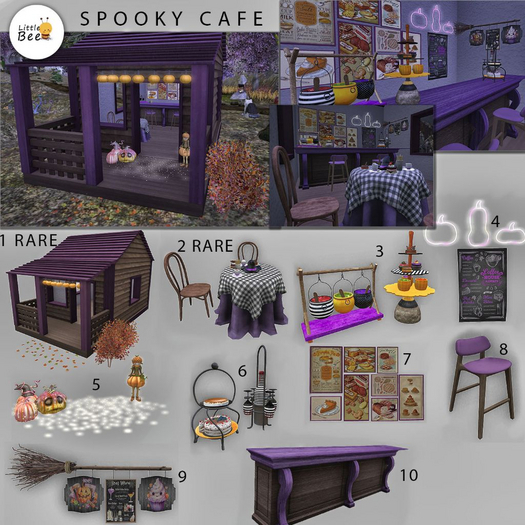 01 - Little Bee - Spooky Cafe - RARE