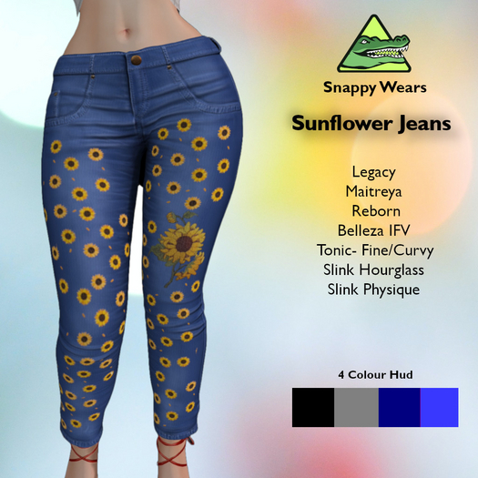 Snappy \\ Sunflower Jeans + Color Hud
