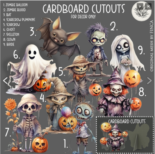 FINCA Cardboard Cultouts - Complete Set