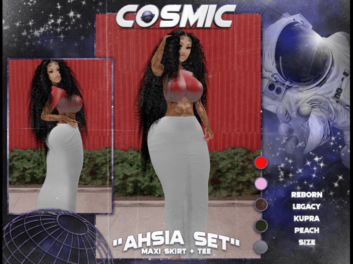 // COSMIC - AHSIA MAXI SKIRT - GREY