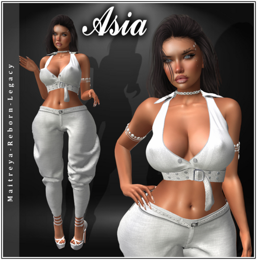 *ASIA* CARLA white