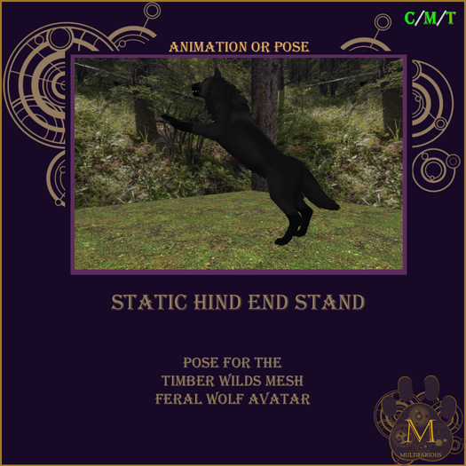 *M* static hind end stand twi wolf Unpacker