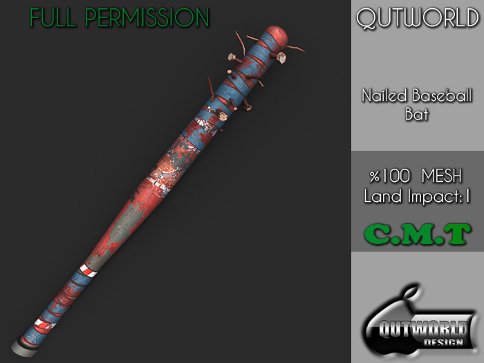.::QUTWORLD Nailed Baseball Bat::.FP 