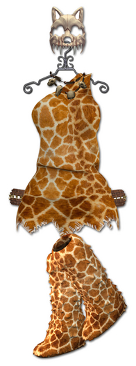 Graffitiwear Giraffe Cave Girl
