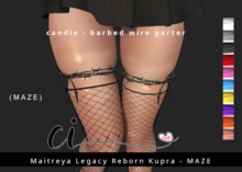candie's #7 barbed wire garter (MAZE)