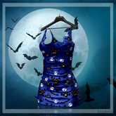 Blue Halloween Dress Maitreya